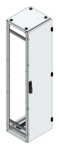 MEHLER - Alu-Anreihschrank BxHxT 400x1600x400mm o. Rückwand, o. Seitenwand, m. Türe 1fl.