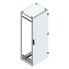 MEHLER - Alu-Anreihschrank BxHxT 600x1600x500mm o. Rückwand, o. Seitenwand, m. Türe 1fl.