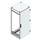 MEHLER - Alu-Anreihschrank BxHxT 600x1400x600mm o. Rückwand, o. Seitenwand, m. Türe 1fl.