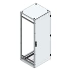 MEHLER - Alu-Anreihschrank BxHxT 600x1600x600mm o. Rückwand, o. Seitenwand, m. Türe 1fl.