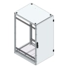 MEHLER - Alu-Anreihschrank BxHxT 600x1200x800mm o. Rückwand, o. Seitenwand, m. Türe 1fl.