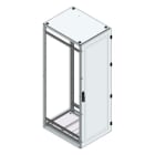 MEHLER - Alu-Anreihschrank BxHxT 800x1800x800mm o. Rückwand, o. Seitenwand, m. Türe 1fl.