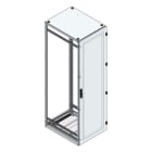 MEHLER - Alu-Anreihschrank BxHxT 800x2000x800mm o. Rückwand, o. Seitenwand, m. Türe 1fl.