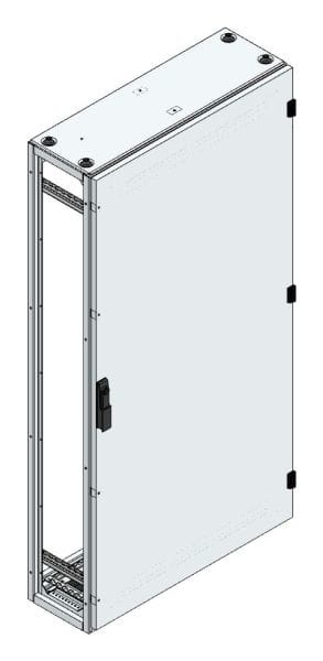 MEHLER - Alu-Anreihschrank BxHxT 800x1600x300mm o. Rückwand, o. Seitenwand, m. Türe 1fl.