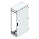 MEHLER - Alu-Anreihschrank BxHxT 800x1600x500mm o. Rückwand, o. Seitenwand, m. Türe 1fl.