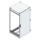 MEHLER - Alu-Anreihschrank BxHxT 800x1600x800mm o. Rückwand, o. Seitenwand, m. Türe 1fl.