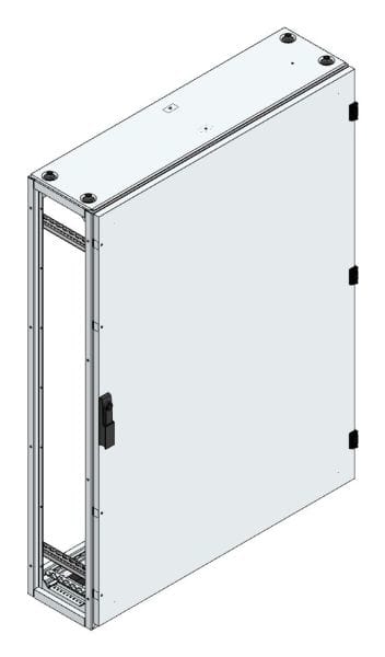 MEHLER - Alu-Anreihschrank BxHxT 1000x1400x300mm o. Rückwand, o. Seitenwand, m. Türe 1fl.