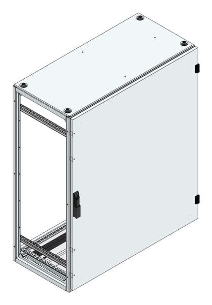MEHLER - Alu-Anreihschrank BxHxT 1000x1200x500mm o. Rückwand, o. Seitenwand, m. Türe 1fl.