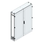 MEHLER - Alu-Anreihschrank BxHxT 1200x1600x300mm o. Rückwand, o. Seitenwand, m. Türe 2fl.