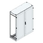 MEHLER - Alu-Anreihschrank BxHxT 1200x1600x500mm o. Rückwand, o. Seitenwand, m. Türe 2fl.