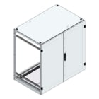 MEHLER - Alu-Anreihschrank BxHxT 1200x1200x800mm o. Rückwand, o. Seitenwand, m. Türe 2fl.