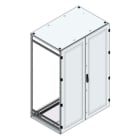 MEHLER - Alu-Anreihschrank BxHxT 1200x1800x800mm o. Rückwand, o. Seitenwand, m. Türe 2fl.