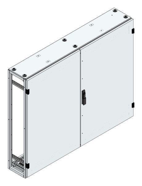 MEHLER - Alu-Anreihschrank BxHxT 1500x1200x300mm o. Rückwand, o. Seitenwand, m. Türe 2fl.