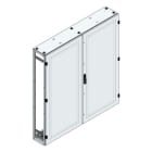 MEHLER - Alu-Anreihschrank BxHxT 1500x1600x300mm o. Rückwand, o. Seitenwand, m. Türe 2fl.
