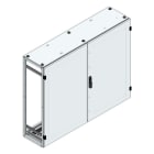 MEHLER - Alu-Anreihschrank BxHxT 1500x1200x400mm o. Rückwand, o. Seitenwand, m. Türe 2fl.