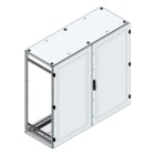 MEHLER - Alu-Anreihschrank BxHxT 1500x1400x600mm o. Rückwand, o. Seitenwand, m. Türe 2fl.