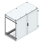 MEHLER - Alu-Anreihschrank BxHxT 1500x1200x800mm o. Rückwand, o. Seitenwand, m. Türe 2fl.