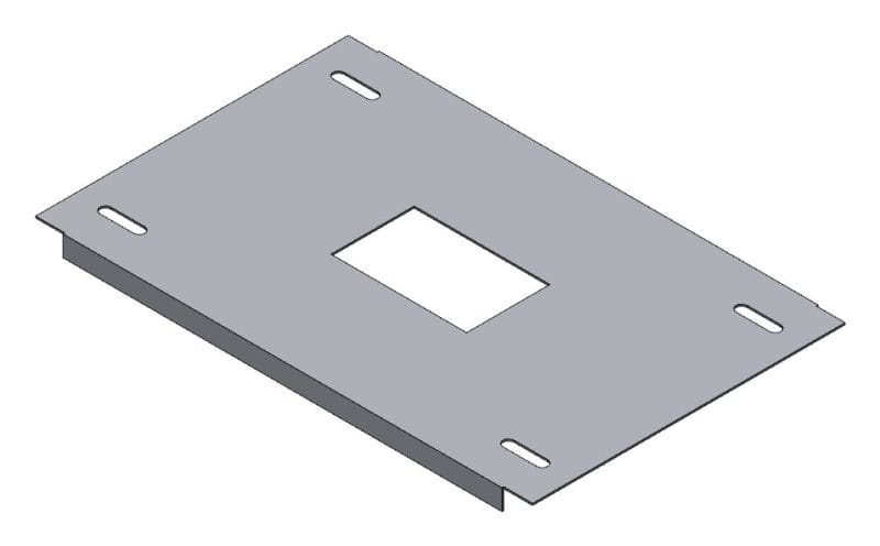 MEHLER - Schlitzblende,Breite A/K100 Metall,B275xH175mm