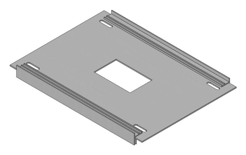 MEHLER - Schlitzblende,Breite A/K100 Kunststoff,B275xH200mm