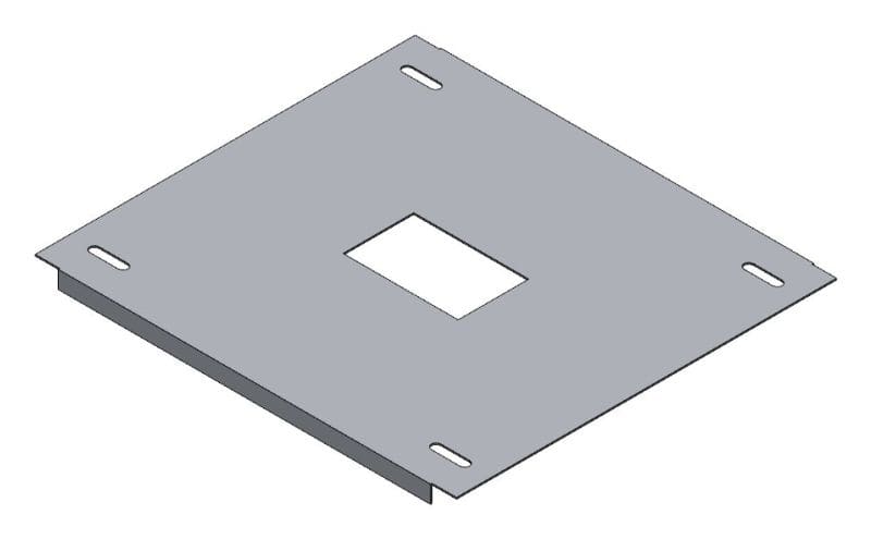 MEHLER - Schlitzblende,Breite A/K100 Metall,B275xH250mm