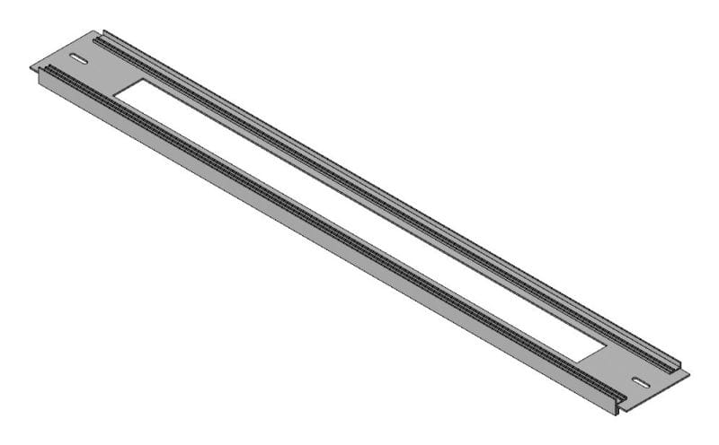 MEHLER - Schlitzblende,Breite D/K100 Kunststoff,B900xH100mm