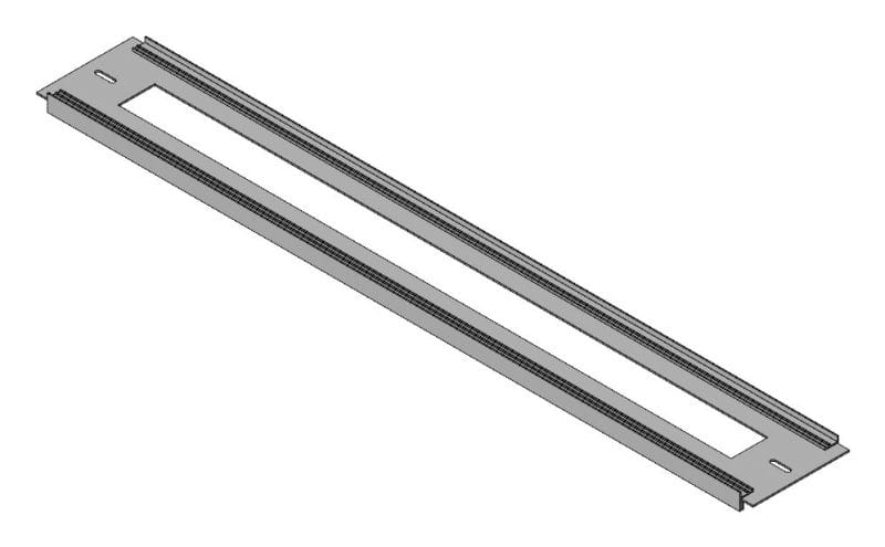 MEHLER - Schlitzblende,Breite D/K60 Kunststoff,B900xH125mm