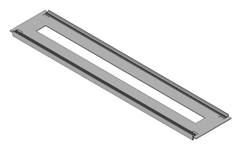 MEHLER - Schlitzblende,Breite D/K60 Kunststoff,B900xH175mm