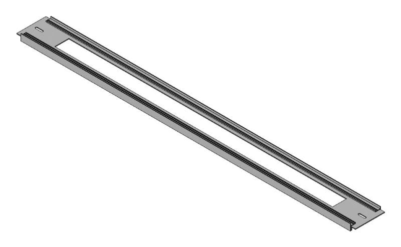 MEHLER - Schlitzblende,Breite E/K100 Kunststoff,B1110xH100mm