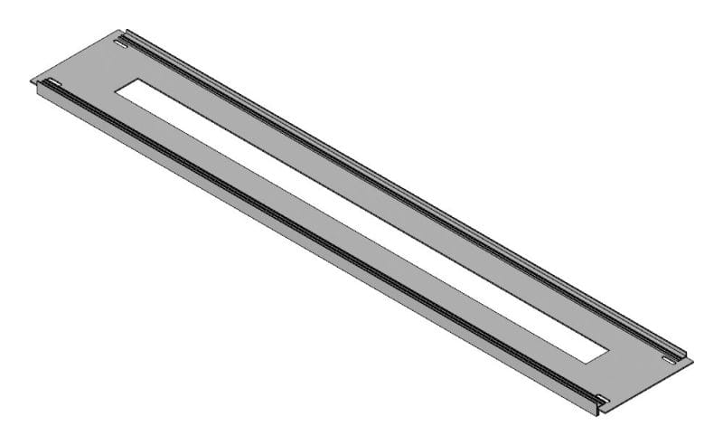 MEHLER - Schlitzblende,Breite E/K100 Kunststoff,B1110xH175mm