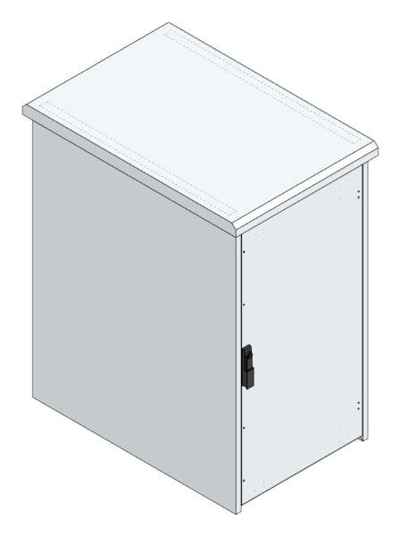 MEHLER - Outdoorschaltschrank, doppelwandig Breite 700 x Höhe 1260 x Tiefe 1000mm