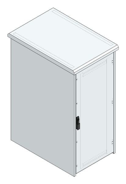 MEHLER - Outdoorschaltschrank, doppelwandig Breite 700 x Höhe 1460 x Tiefe 1000mm