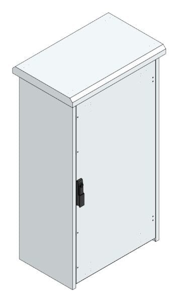 MEHLER - Outdoorschaltschrank, doppelwandig Breite 700 x Höhe 1260 x Tiefe 400mm