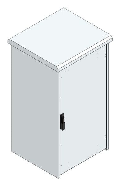 MEHLER - Outdoorschaltschrank, doppelwandig Breite 700 x Höhe 1260 x Tiefe 600mm