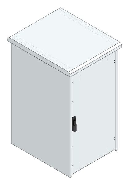 MEHLER - Outdoorschaltschrank, doppelwandig Breite 700 x Höhe 1260 x Tiefe 800mm