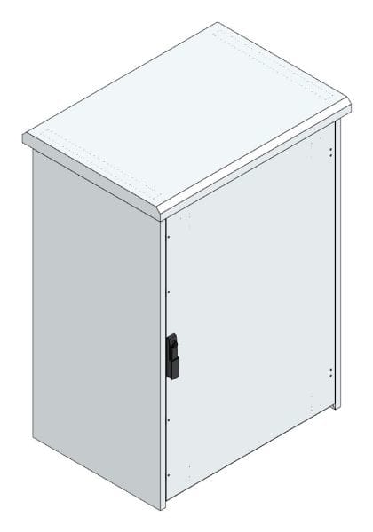 MEHLER - Outdoorschaltschrank, doppelwandig Breite 900 x Höhe 1260 x Tiefe 600mm