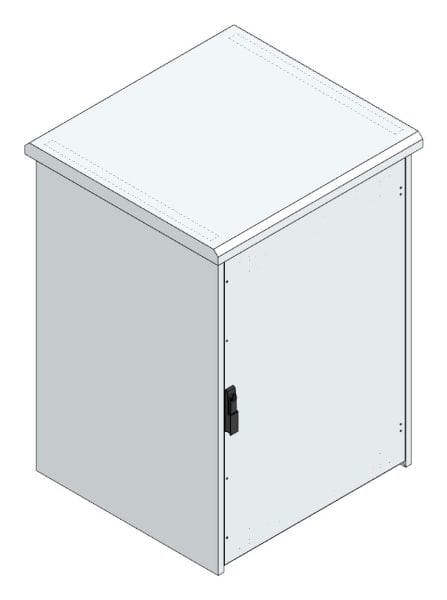 MEHLER - Outdoorschaltschrank, doppelwandig Breite 900 x Höhe 1260 x Tiefe 800mm