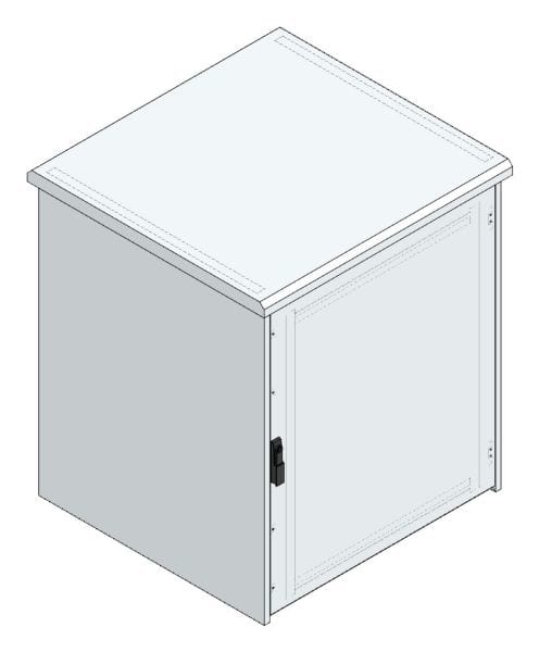 MEHLER - Outdoorschaltschrank, doppelwandig Breite 1100 x Höhe 1260 x Tiefe 1000mm
