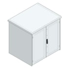 MEHLER - Outdoorschaltschrank, doppelwandig Breite 1300 x Höhe 1260 x Tiefe 1000mm