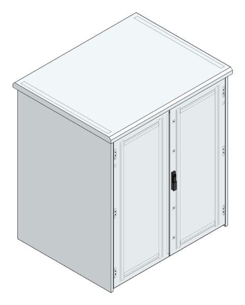MEHLER - Outdoorschaltschrank, doppelwandig Breite 1300 x Höhe 1460 x Tiefe 1000mm