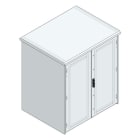 MEHLER - Outdoorschaltschrank, doppelwandig Breite 1300 x Höhe 1460 x Tiefe 1000mm