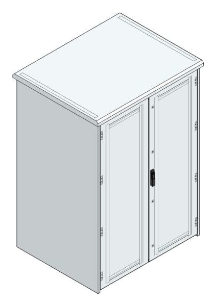 MEHLER - Outdoorschaltschrank, doppelwandig Breite 1300 x Höhe 1860 x Tiefe 1000mm