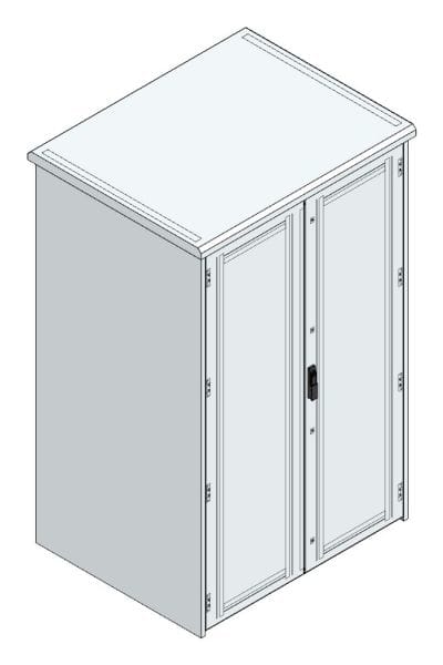 MEHLER - Outdoorschaltschrank, doppelwandig Breite 1300 x Höhe 2060 x Tiefe 1000mm