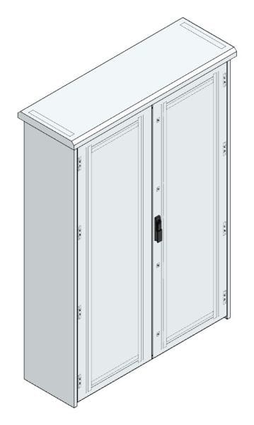 MEHLER - Outdoorschaltschrank, doppelwandig Breite 1300 x Höhe 1860 x Tiefe 400mm