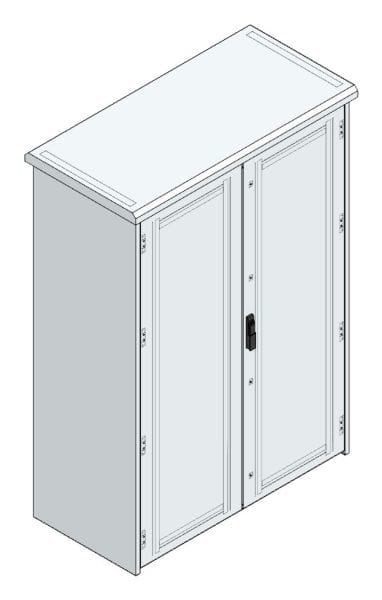 MEHLER - Outdoorschaltschrank, doppelwandig Breite 1300 x Höhe 1860 x Tiefe 600mm