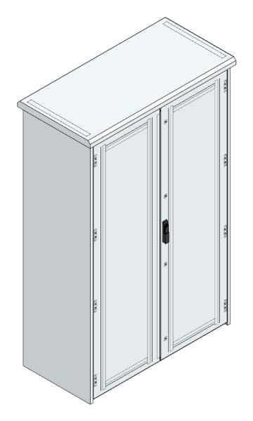 MEHLER - Outdoorschaltschrank, doppelwandig Breite 1300 x Höhe 2060 x Tiefe 600mm