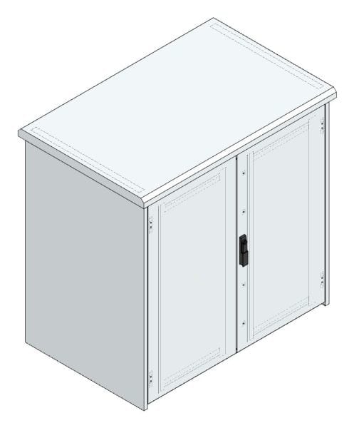 MEHLER - Outdoorschaltschrank, doppelwandig Breite 1300 x Höhe 1260 x Tiefe 800mm