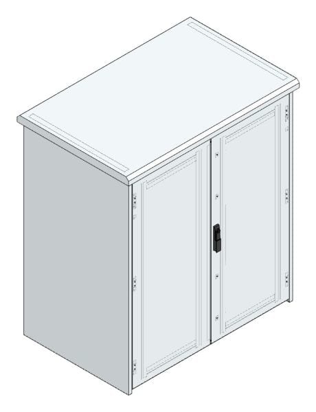 MEHLER - Outdoorschaltschrank, doppelwandig Breite 1300 x Höhe 1460 x Tiefe 800mm