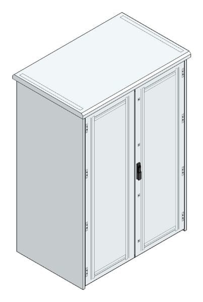 MEHLER - Outdoorschaltschrank, doppelwandig Breite 1300 x Höhe 1860 x Tiefe 800mm