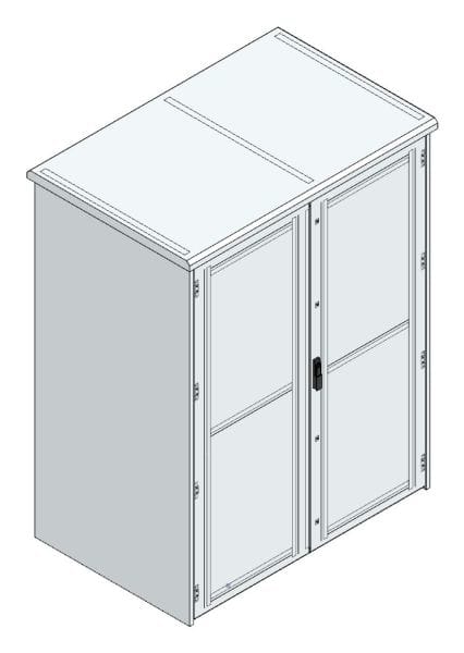 MEHLER - Outdoorschaltschrank, doppelwandig Breite 1600 x Höhe 2060 x Tiefe 1000mm