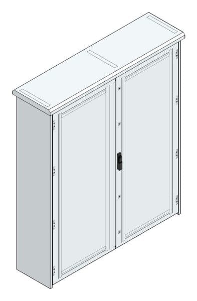 MEHLER - Outdoorschaltschrank, doppelwandig Breite 1600 x Höhe 1860 x Tiefe 400mm